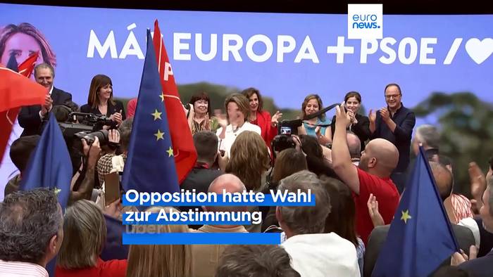 Video: Spanien: Konservative Volkspartei Sieger der Europawahl