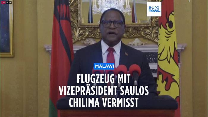 Video: Malawi: Flugzeug mit Vizepräsident Saulos Chilima an Bord vermisst
