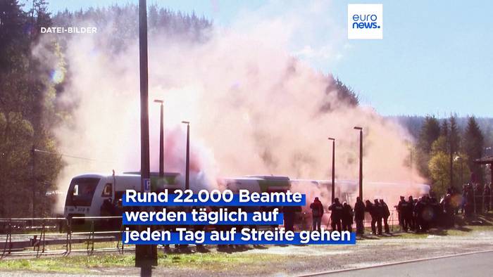 Video: Größter Polizeieinsatz aller Zeiten: Deutschland bereitet sich auf die EM 2024 vor