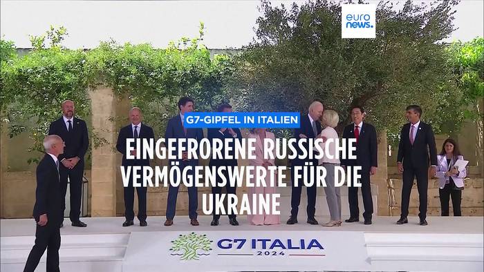 News video: G7-Gipfel in Italien: Eingefrorenes russisches Vermögen für die Ukraine