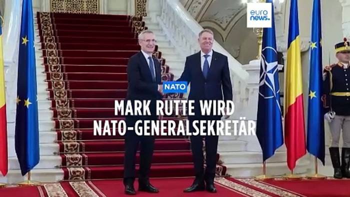 News video: Iohannis zieht Kandidatur zurück: Rutte wird nächster NATO-Chef