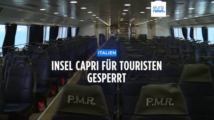 Video: Fähren m¨üssen umkehren: Warum dürfen keine Touristen mehr auf die Insel Capri?