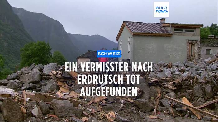 Video: Unwetter in der Schweiz: Es klafft ein riesiges Loch in der Autobahn A13