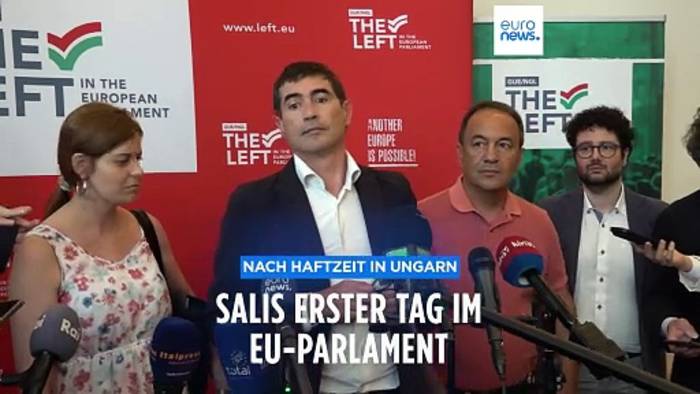Video: Nach Haftzeit in Ungarn: Ilaria Salis erster Tag im EU-Parlament