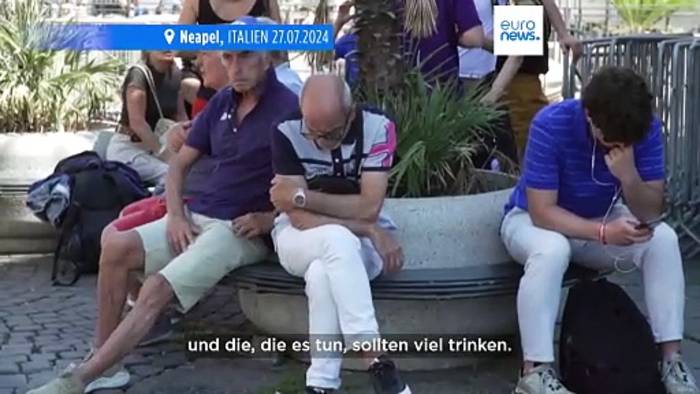 Video: 42° im Schatten auf Sizilien: Hitzewelle trifft Italien