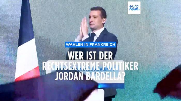 Video: Rechtsextremer TikTok-Star: Wer ist Jordan Bardella (28), der Wahlsieger in Frankreich?