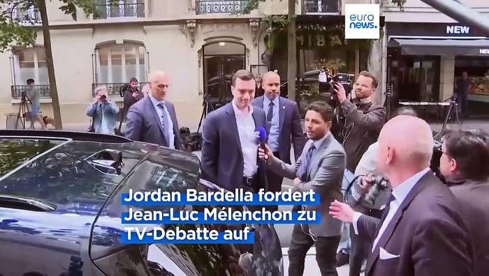 News video: Aufgeheizte Stimmung in Paris: Kommt es zum TV-Duell in Frankreich? Und ist Macron abgeschrieben?