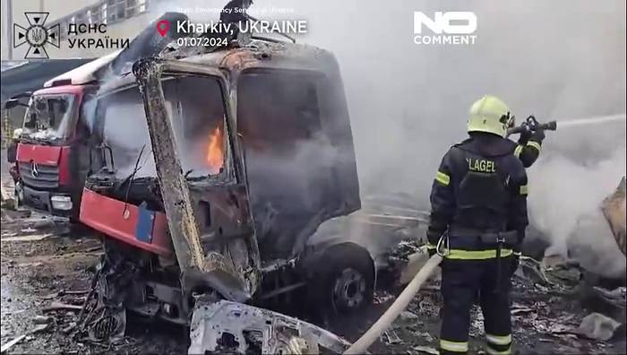 Video: Acht Monate altes Baby schwer verletzt nach russischem Luftangriff auf Charkiw