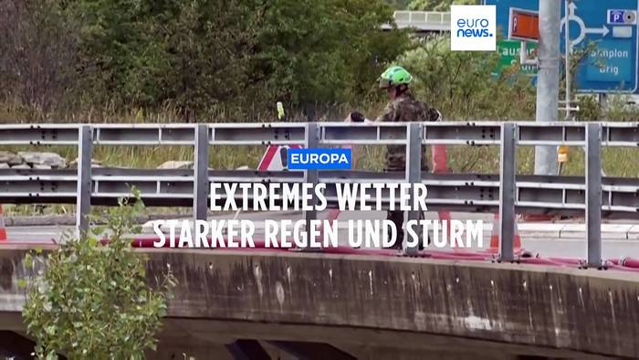 News video: Überschwemmungen in der Schweiz - mehrere Tote nach Erdrutsch im Tessin
