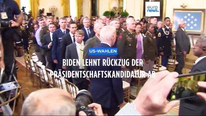 Video: Trotz Fiasko beim TV-Duell mit Trump: Biden lehnt Rückzug der Präsidentschaftskandidatur ab