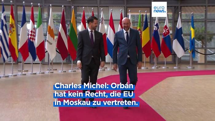 News video: Berichte über Moskau-Besuch von Viktor Orbán sorgen für Ärger in Brüssel