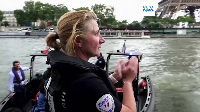 Video: Olympische Spiele in Frankreich: Wasserschutzpolizei ist bereit für die Spiele