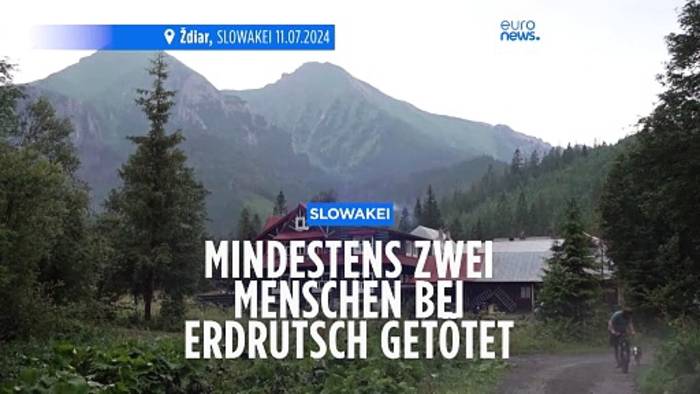 News video: Mindestens zwei Tote nach Erdrutsch in der Slowakei