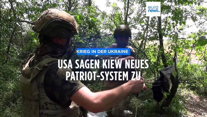 Video: Mehr Luftabwehr: USA haben der Ukraine neues Patriot-System zugesagt