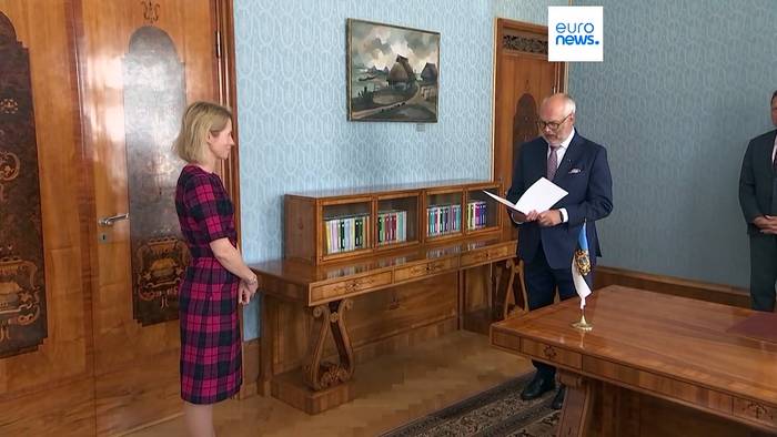 Video: Auf nach Brüssel: Estlands Regierungschefin Kallas tritt für EU-Posten zurück