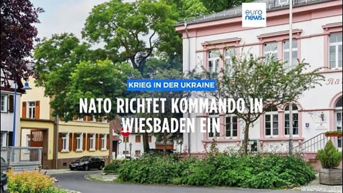 News video: NATO-Ukraine Kommando in Wiesbaden: Russland droht mit militärischer Vergeltung