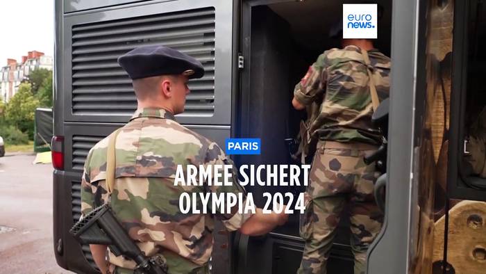 Video: Wie steht es um die Sicherheit für Olympia 2024: Frankreichs Armee in Paris