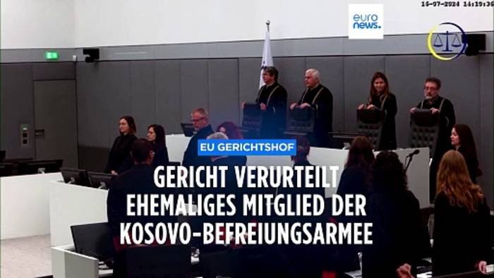 Video: Kosovo-Sondergericht: 18 Jahre Haft für Kriegsverbrecher 