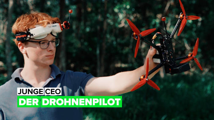 News video: Junge CEO- Der Drohnen-Champion
