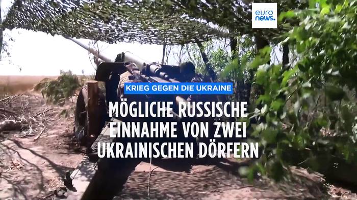 Video: Krieg gegen die Ukraine: Russland erobert zwei ukrainische Dörfer