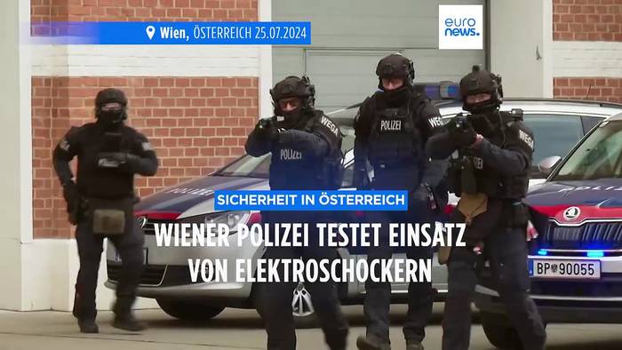 Video: Kriminalität: Wiener Polizei will Elektroschocker einführen