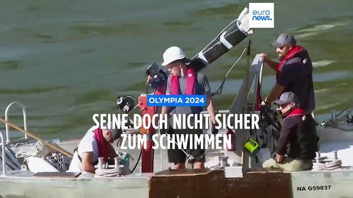 Video: Triathlon-Training in Paris abgesagt: Seine immer noch unsicher