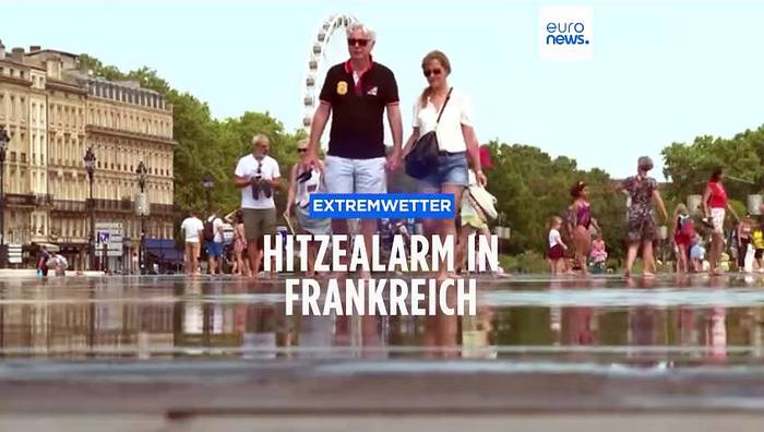 Video: Hitzewarnung in Frankreich: Zuhause bleiben und nach älteren Menschen sehen