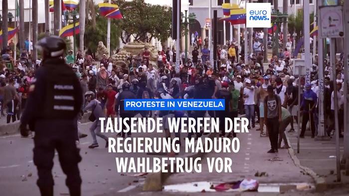 News video: Proteste in Venezuela: Tausende werfen der Regierung Maduro Wahlbetrug vor