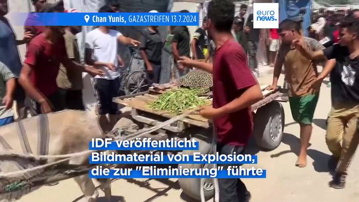 Video: Hamas-Militärchef Deif bei Luftangriff im Juli getötet - sagt Israel