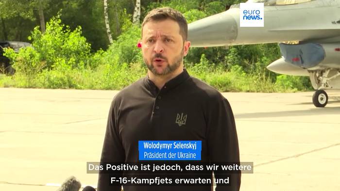 News video: Kiew erhält erste F-16-Kampfjets aus US-Produktion