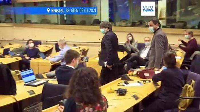 Video: Katalanischer Separatistenanführer Puigdemont plant Rückkehr nach Spanien