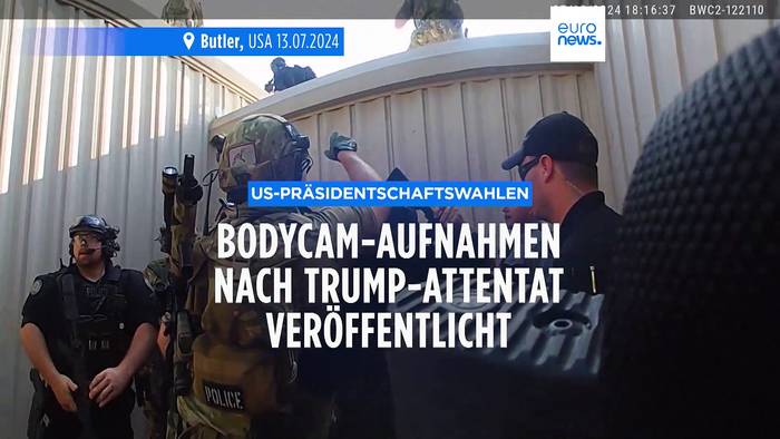 News video: Bodycam-Video zeigt den Polizeieinsatz während des Trump-Attentats