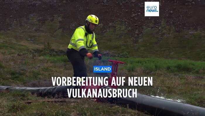News video: Island versucht sich vor neuem Vulkanausbruch zu schützen