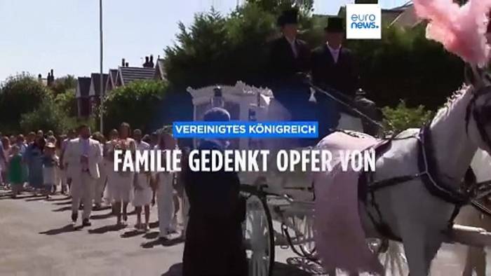 News video: Hunderte trauern um Southport-Opfer Alice