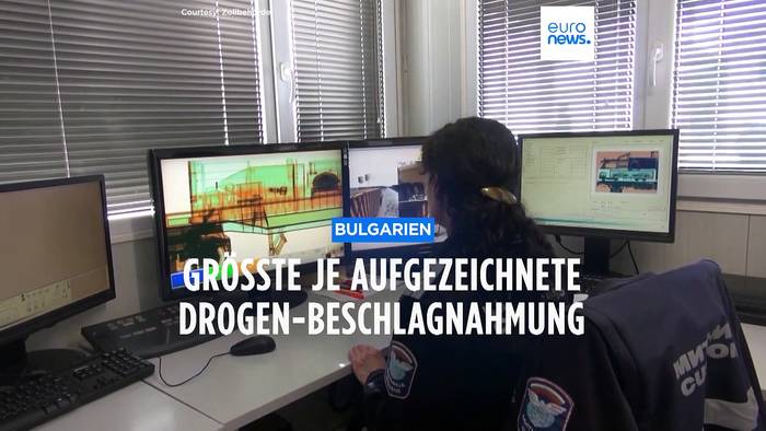 Video: Bulgarien: Heroin im Wert von 35 Millionen Euro am Hafen von Burgas beschlagnahmt