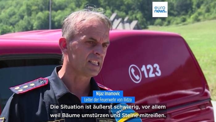 Video: Urwald in Europa von Flammen bedroht: Waldbrand bei Tjentiste in Bosnien-Herzegowina