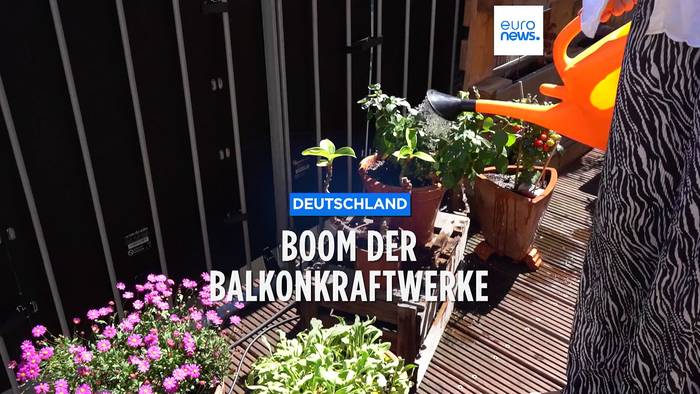 Video: Solarenergie vom eigenen Balkon? In Deutschland boomen Balkonkraftwerke