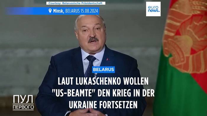 Video: Lukaschenko: Der Westen will den Krieg