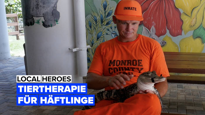 Video: Tiertherapie für Häftlinge in den USA