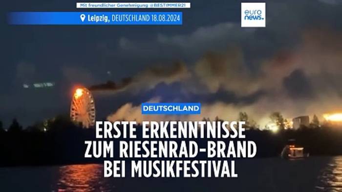 News video: Riesenrad-Brand bei Leipzig: Erste Erkenntnisse zur Brandursache