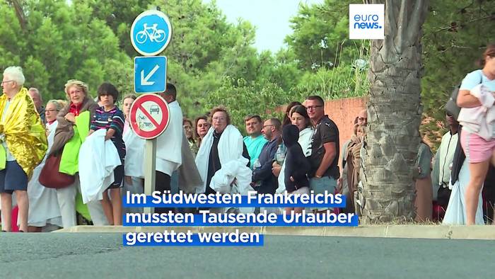 Video: Kampf gegen die Flammen: Waldbrände im Südosten Frankreichs und auf Madeira
