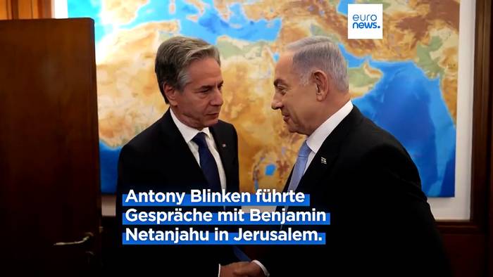 News video: Waffenstillstand für Gaza in Sicht? Blinken gibt sich zuversichtlich