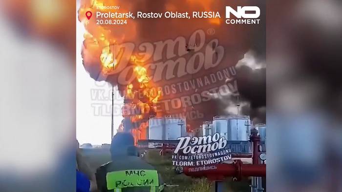 Video: Russlands Feuerwehr auf der Flucht: 