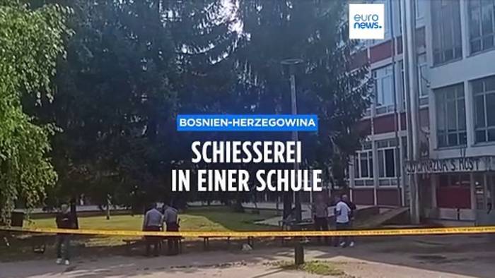 Video: Blutbad an bosnischem Gymnasium, Hausmeister erschießt 3 Schulmitarbeiter