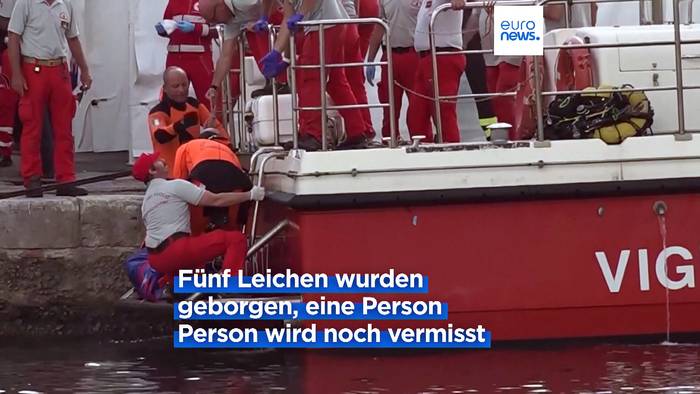 News video: Yacht-Unglück in Sizilien: Leiche des britischen Milliardärs Mike Lynch geborgen
