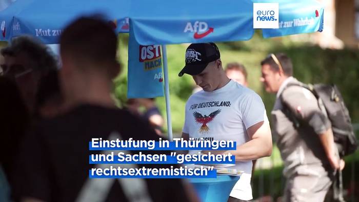 Video: Laut Vorwahlumfragen: AfD zurzeit stärkste Kraft in Thüringen