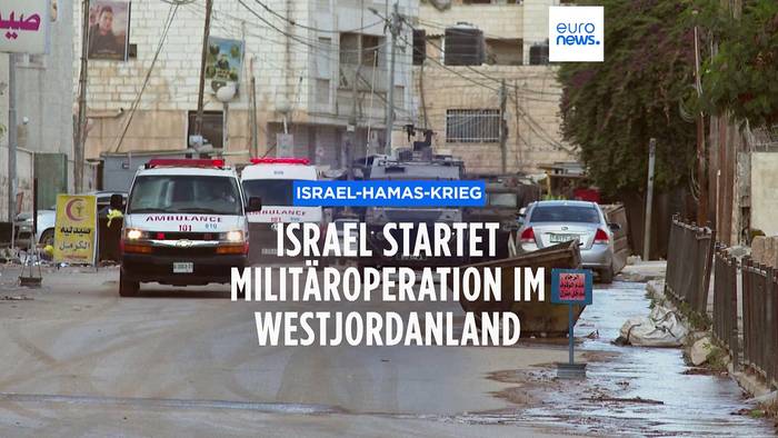 Video: Israel startet groß angelegte Militäroperation im Westjordanland