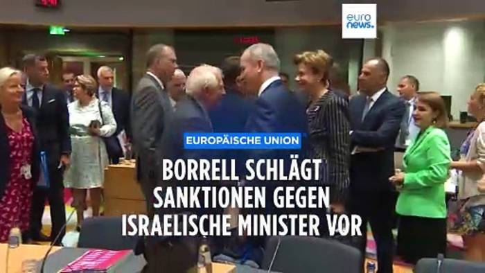 News video: Krieg in Gaza: Borrell fordert Sanktionen gegen israelische Minister