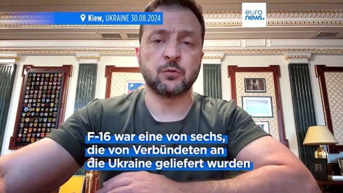 News video: Nach F-16-Absturz: Selenskyj entlässt Luftwaffenchef
