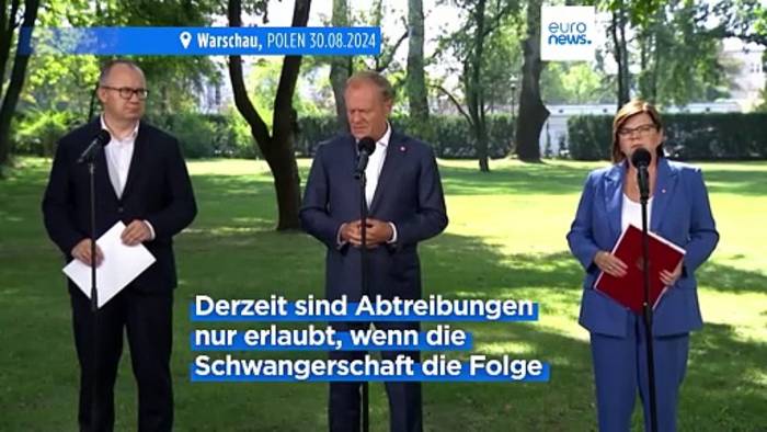 News video: Neue Leitlinien: Polens Regierung will Zugang zu Abtreibung lockern